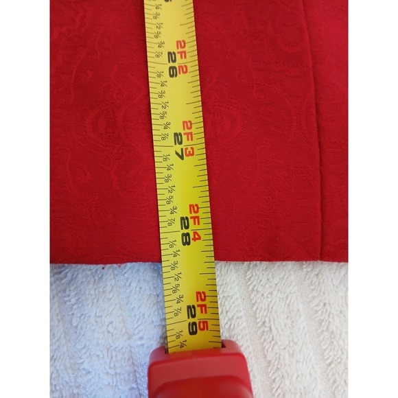 Vtg Laura Scott Womens red blazer with a floral pattern 12 Buttons Old Money - Picture 11 of 16